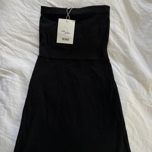 NWT BLACK BERRIES TUBE DRESS DJERF AVE xs